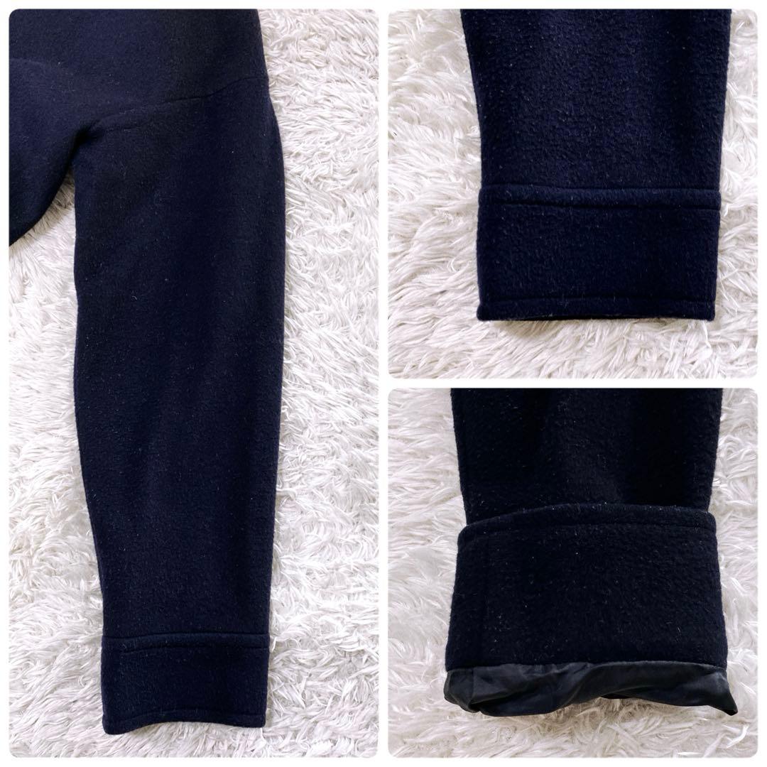 ブルーレーベルクレストブリッジ ウールフーデットショートコート 36 S相当