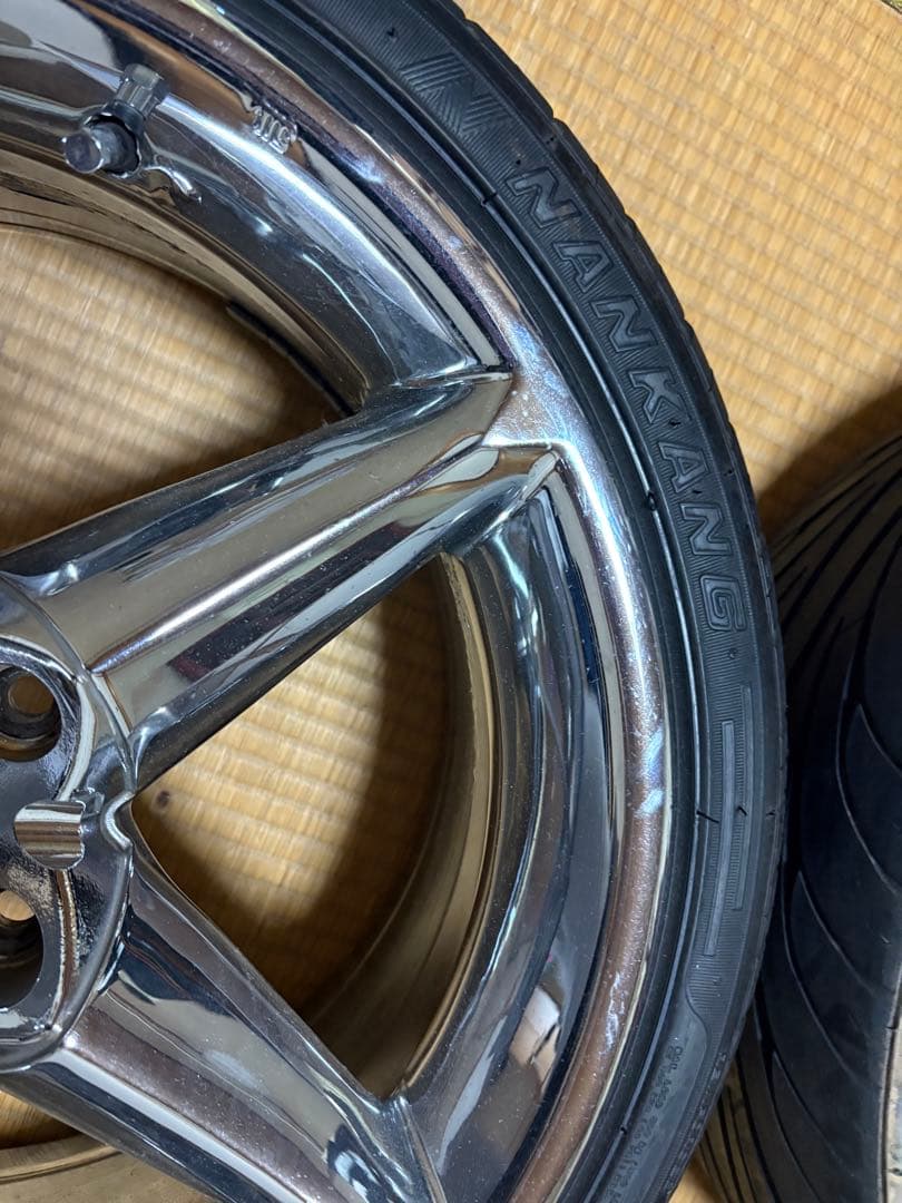 お値下げ更新済！稀少！ポラリス デコルサホイールセット4本　17インチ7.5J