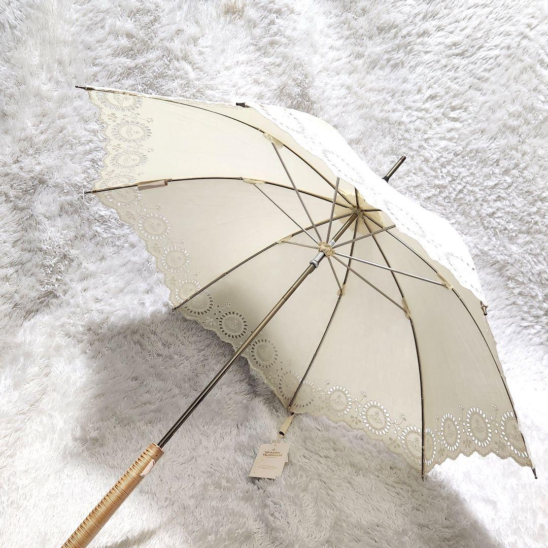 【タグ付き】オーブ刺繍 パゴタ型 日傘 ヴィヴィアンウエストウッド
