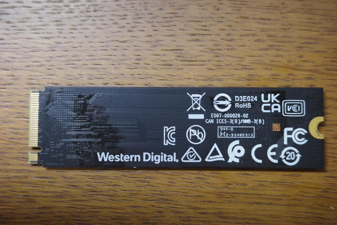 内蔵型SSD WD Blue SN580 1TB NVMe SSD