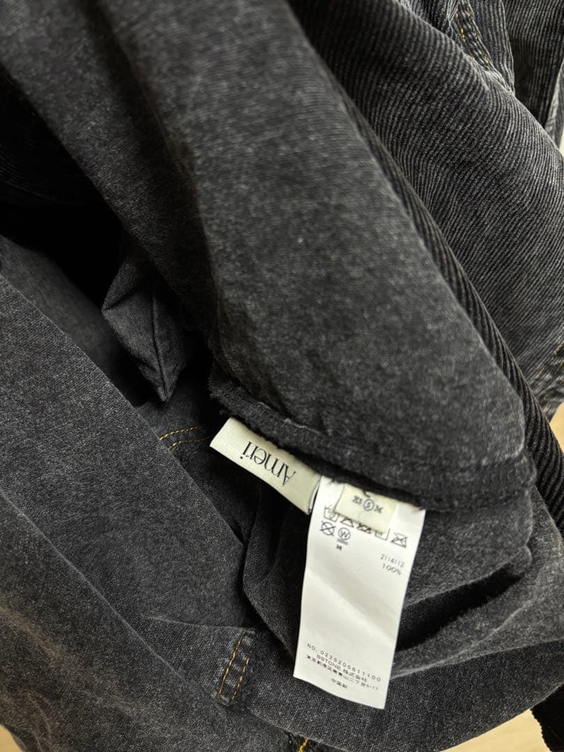 新品 Ameri I LINE CORDUROY SHIRT DRESS S