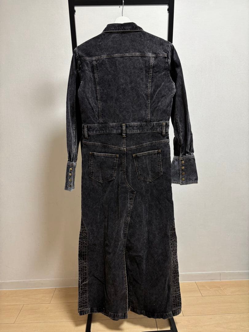 新品 Ameri I LINE CORDUROY SHIRT DRESS S