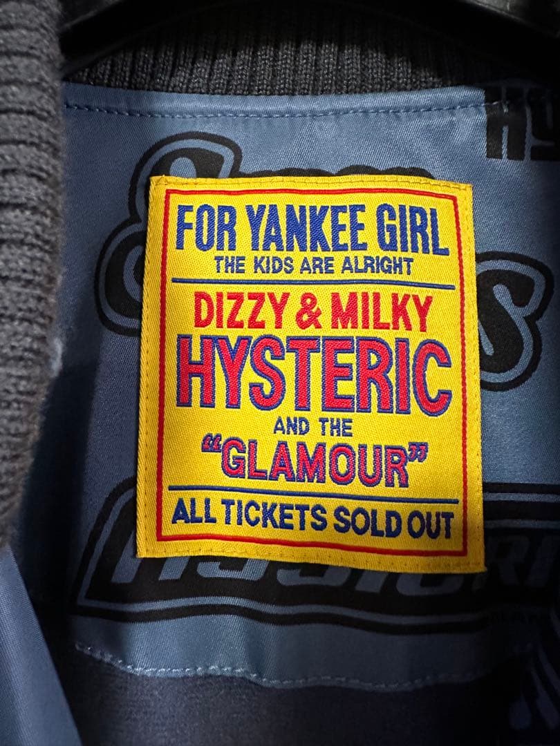 超値下げ　【超希少】ヒステリックグラマー ニットリメイク　MA-1ジャケット