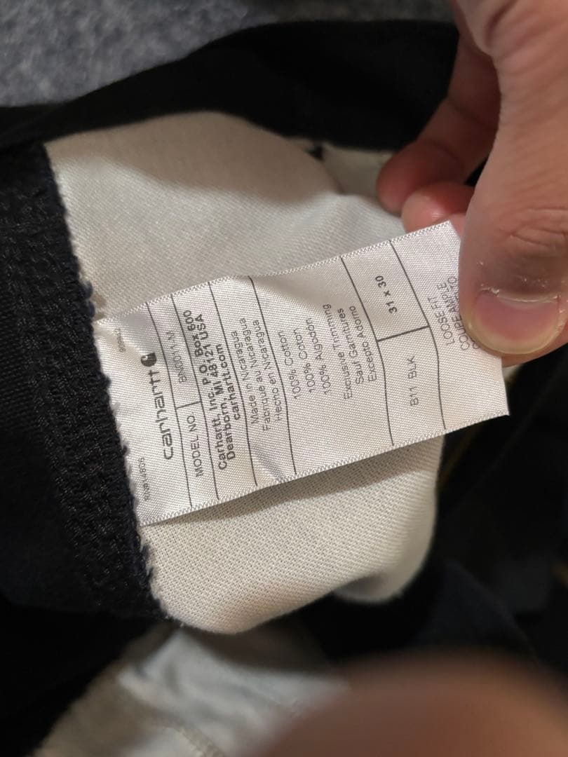 Carhartt カーゴパンツ ブラック 31×30