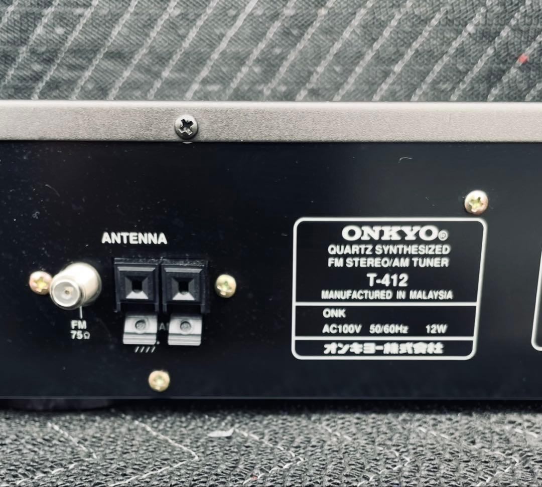 ONKYO T-412 FM/AMステレオチューナー