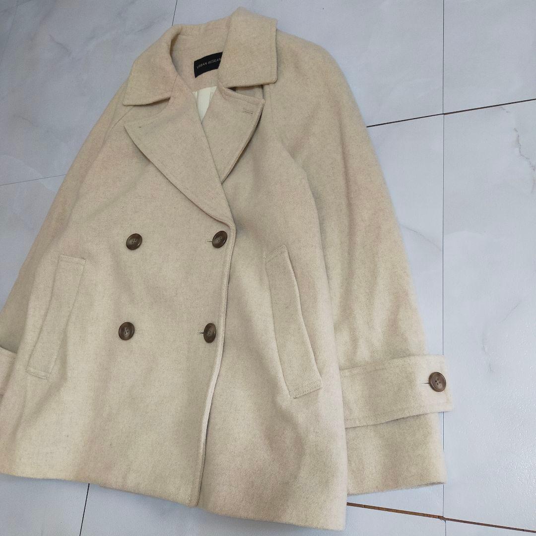 アーバンリサーチ　URBAN RESERCH スーパー100メルトンPコート