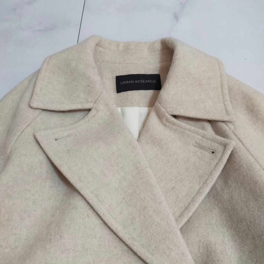 アーバンリサーチ　URBAN RESERCH スーパー100メルトンPコート