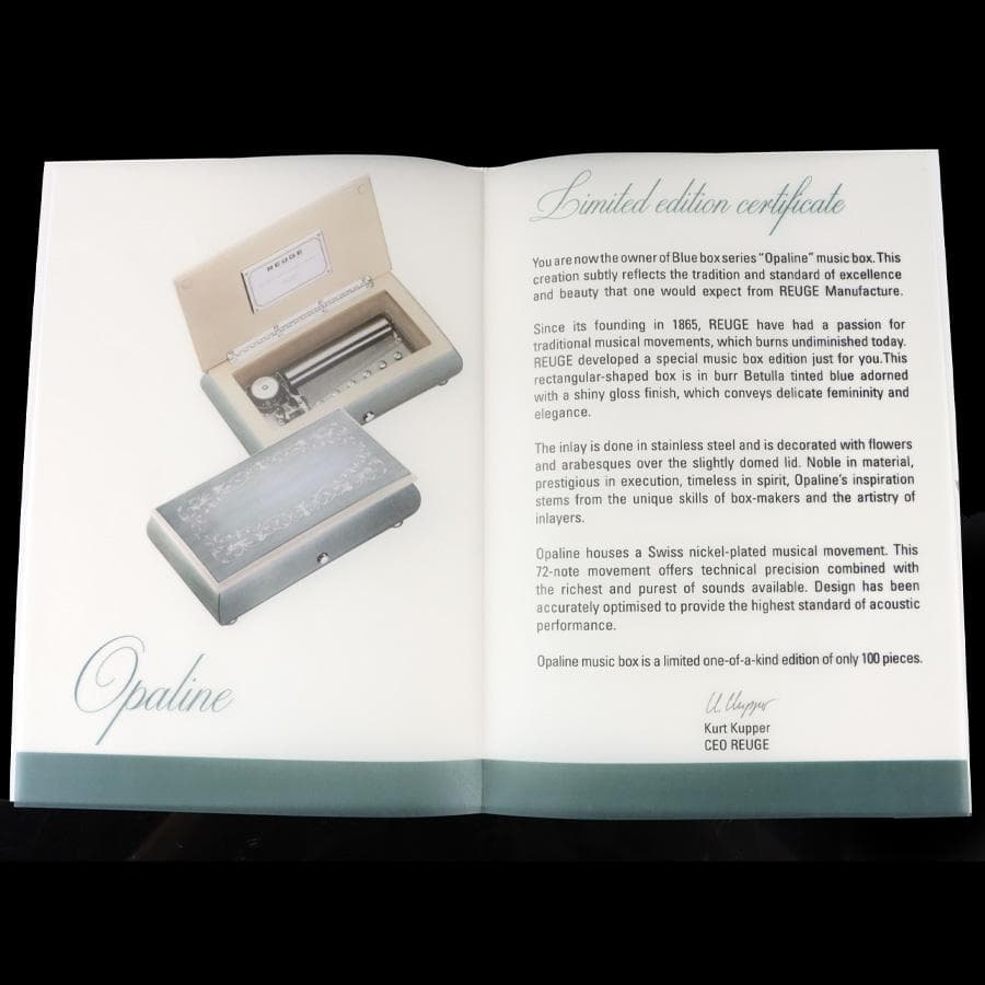 Y2712 希少 日本限定100台 リュージュ ブルーボックス【オパリーン】