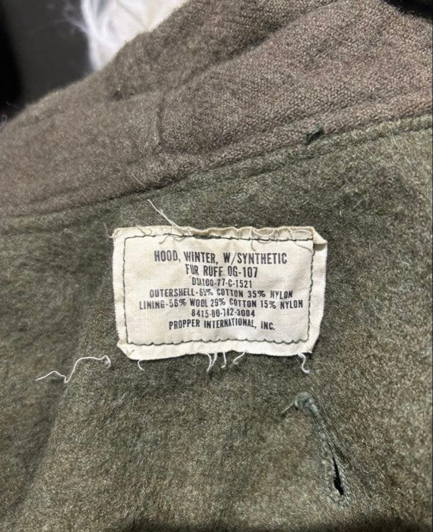 70's M-65フィッシュテールパーカー フルセット