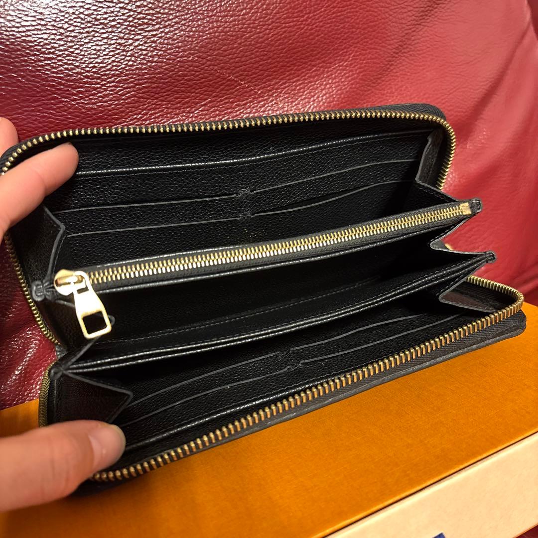 【美品】 ルイヴィトン アンプラント ジッピーウォレット 長財布