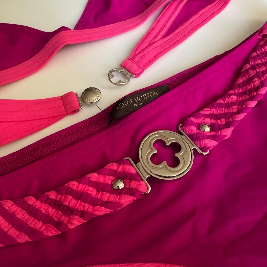 Louis Vuitton ピンク セパレート水着