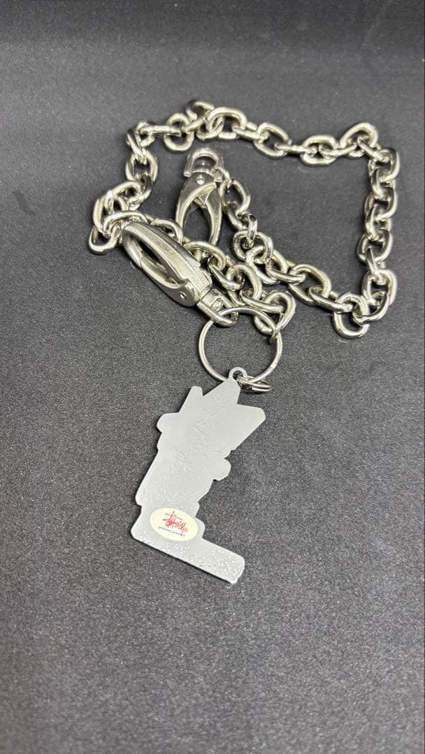 Stussy ウォレットチェーン カラビナ付き