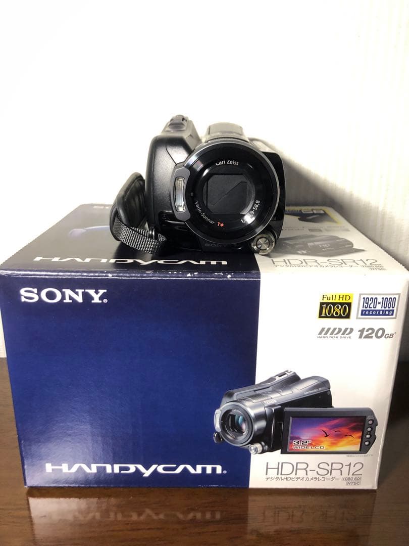 SONY HDR-SR12 ビデオカメラ 周辺機器セット　中古品