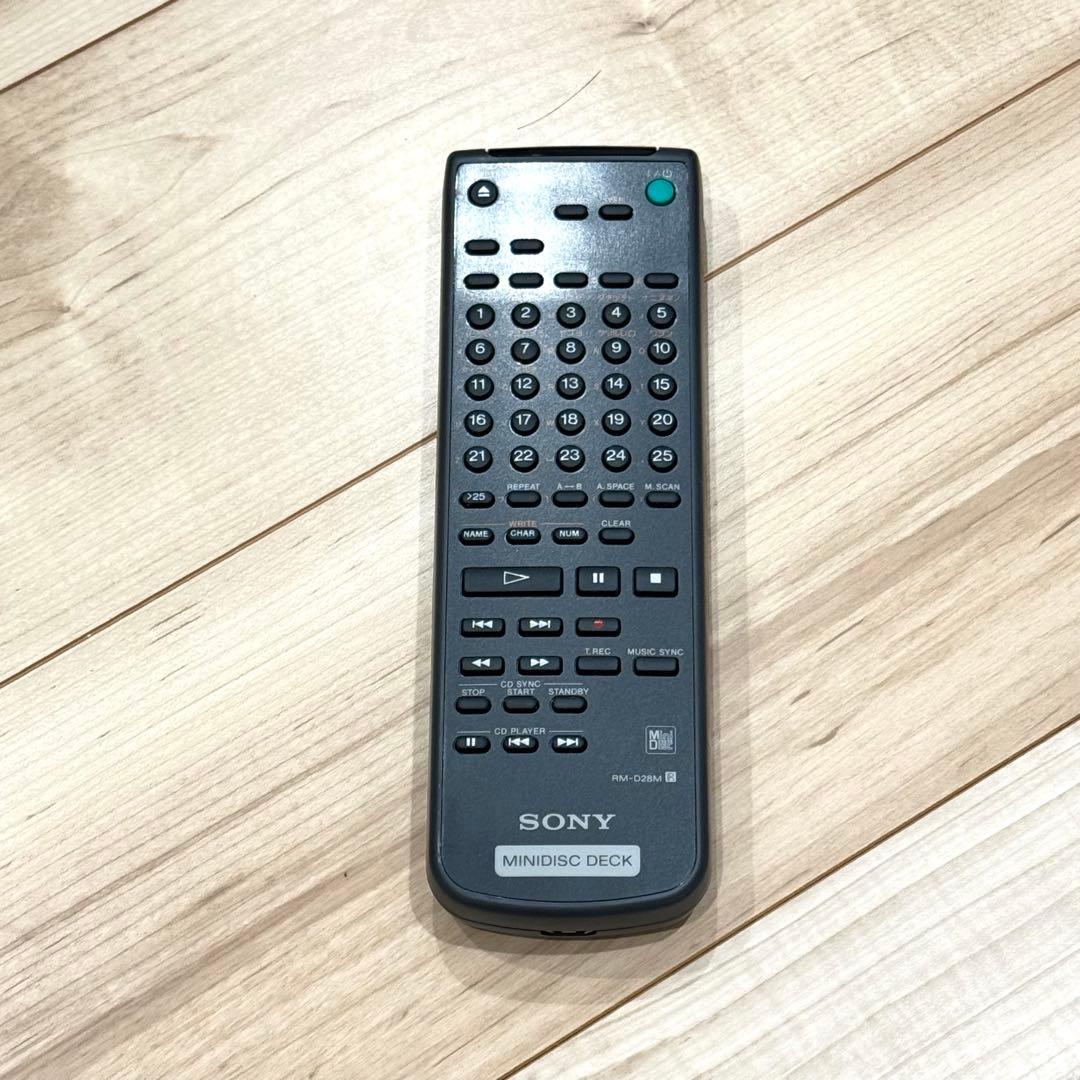 【動作確認済】 SONY コンパクトMDデッキ　MDプレイヤー　MDS-S38