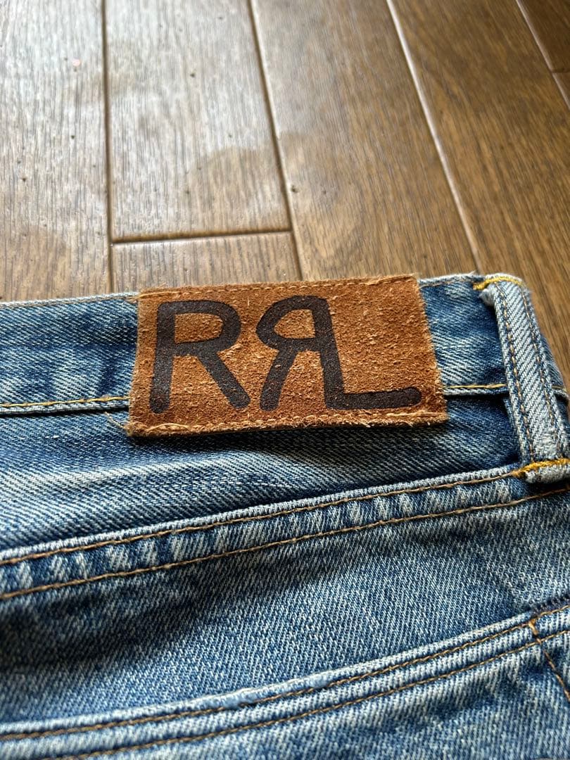 アメリカ製 RRL ダメージ加工デニム W31ダブルアールエル