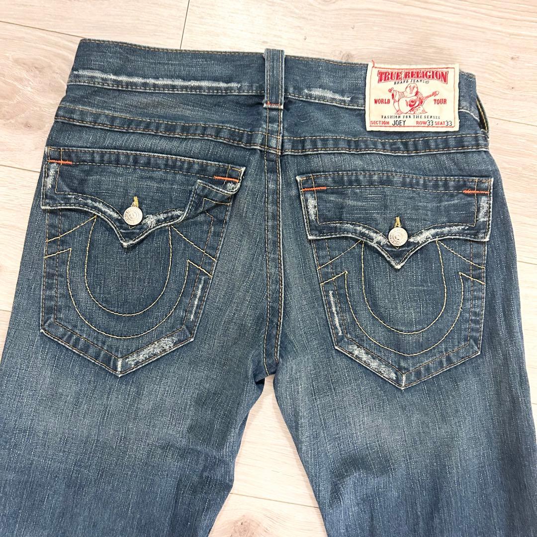 True Religion トゥルーレリジョンJOEY ブーツカットデニム　33