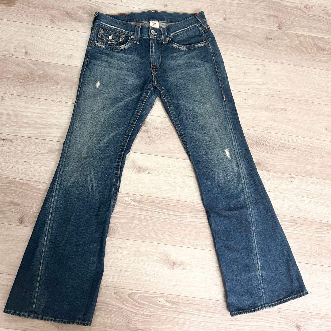 True Religion トゥルーレリジョンJOEY ブーツカットデニム　33