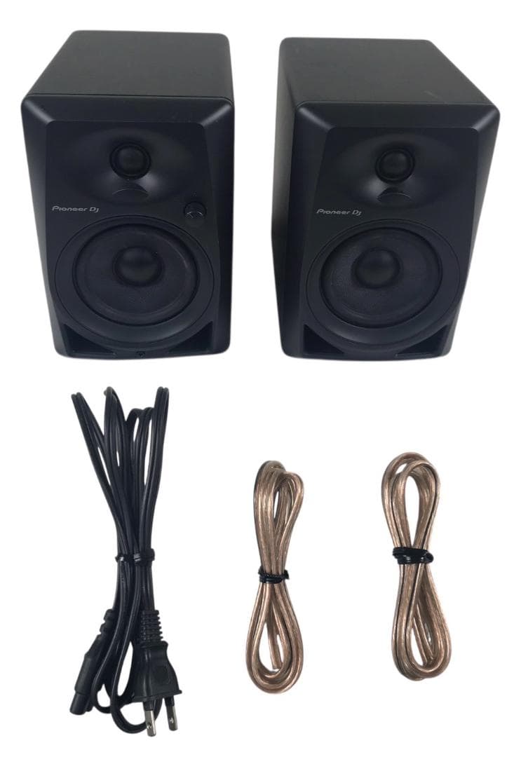 ★良品★パイオニアDJ 4インチ 2way モニタースピーカー DM-40D 黒