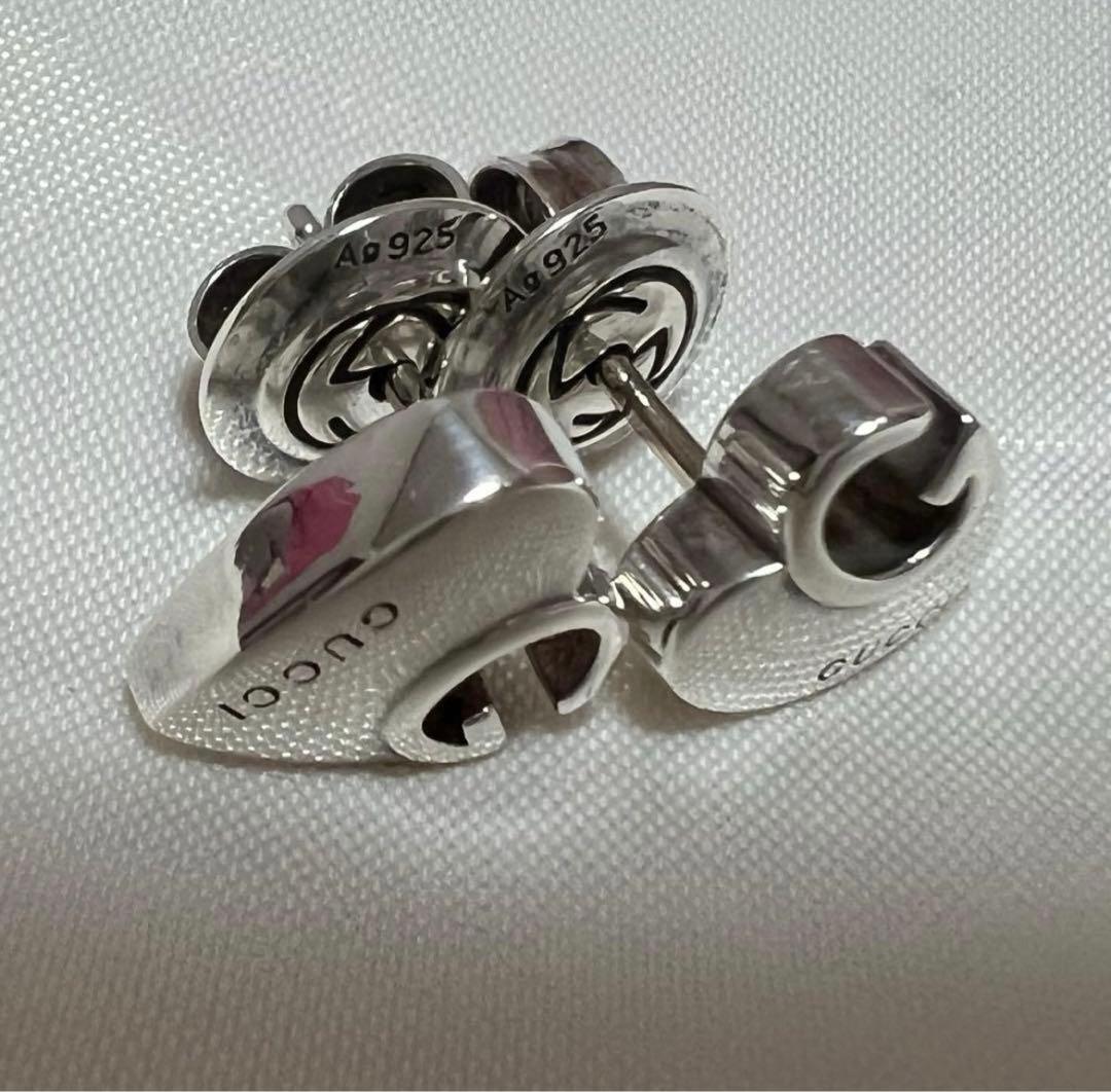 GUCCI グッチ ピアス ハート ロゴデザイン Gロゴハート 925
