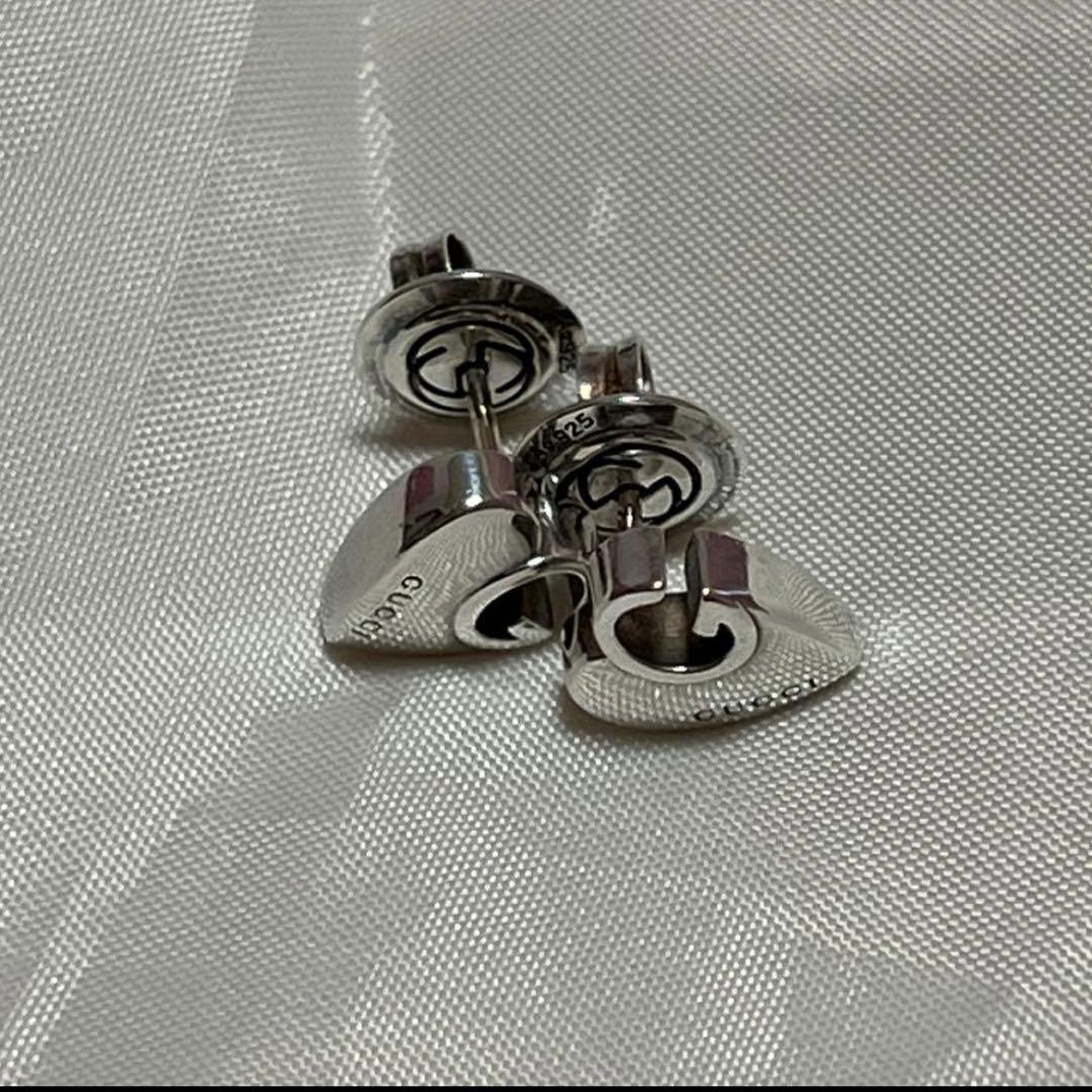 GUCCI グッチ ピアス ハート ロゴデザイン Gロゴハート 925