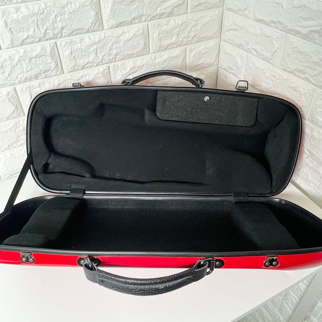 C.C.シャイニーケースII トランペット用 ハードケース レッド