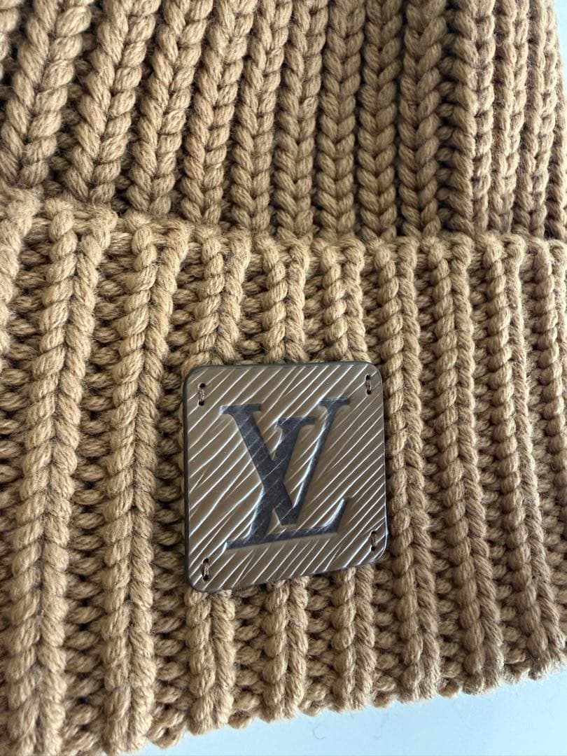 Louis Vuitton ベージュ ニット帽