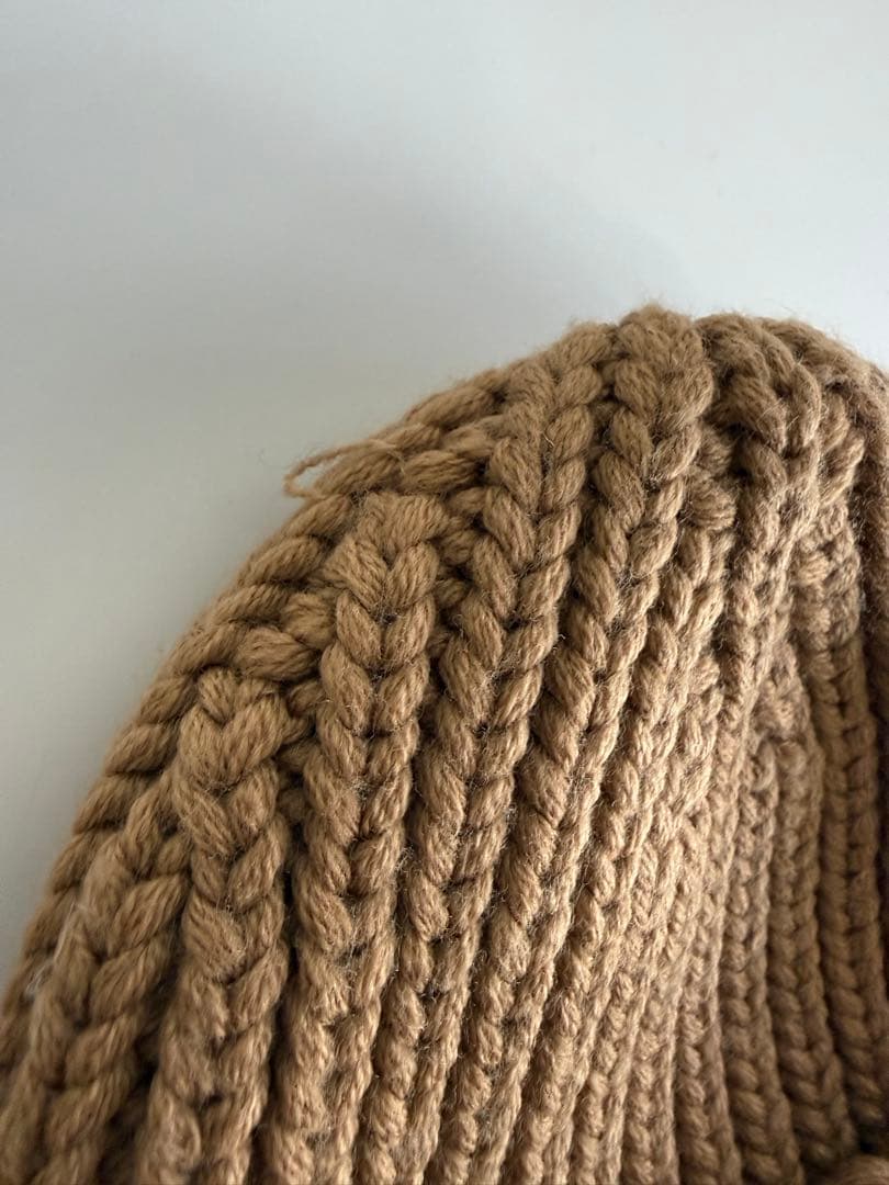 Louis Vuitton ベージュ ニット帽