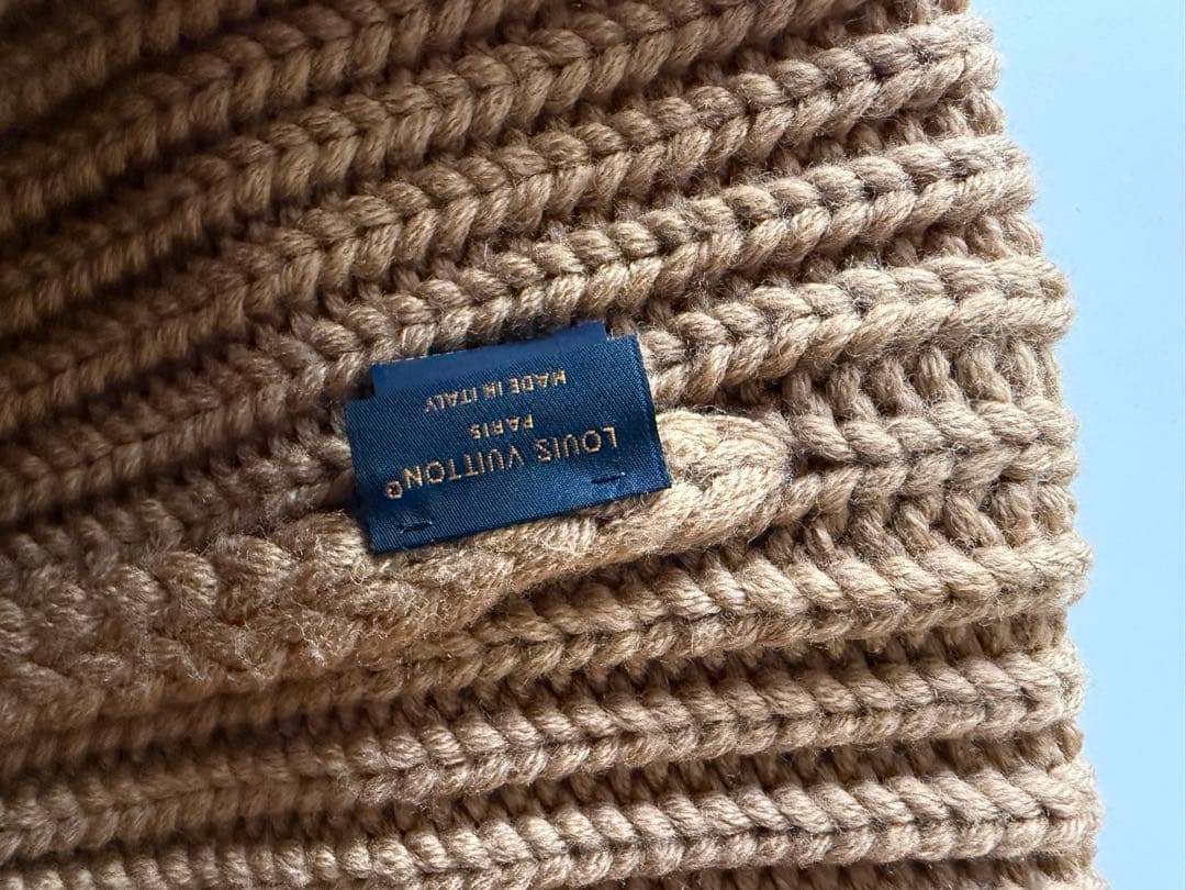 Louis Vuitton ベージュ ニット帽