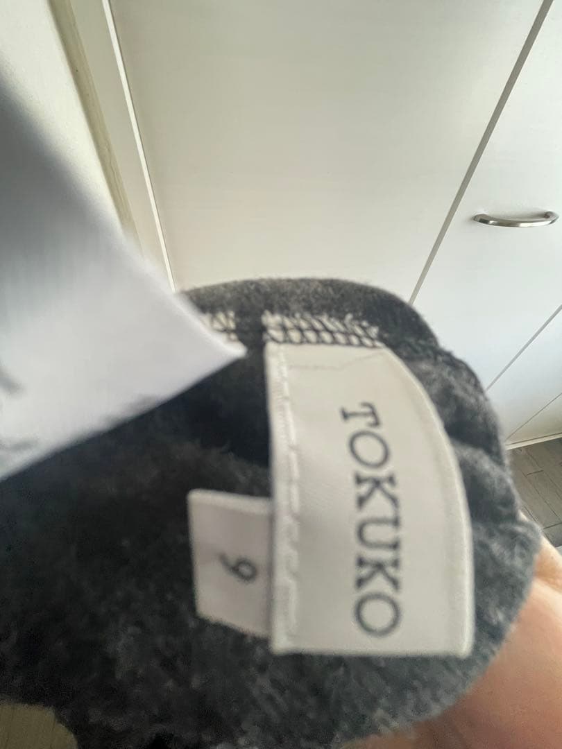 トクコプルミエヴォル/ドット柄Aラインチュニック