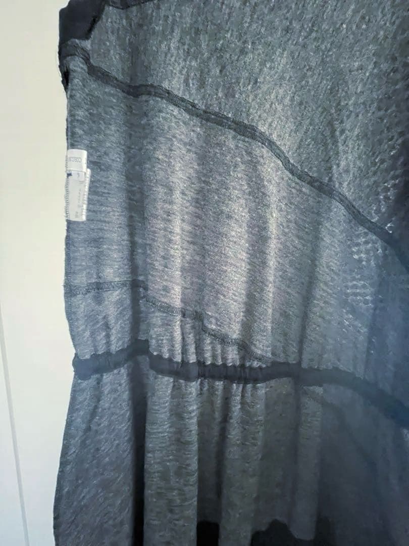 トクコプルミエヴォル/ドット柄Aラインチュニック