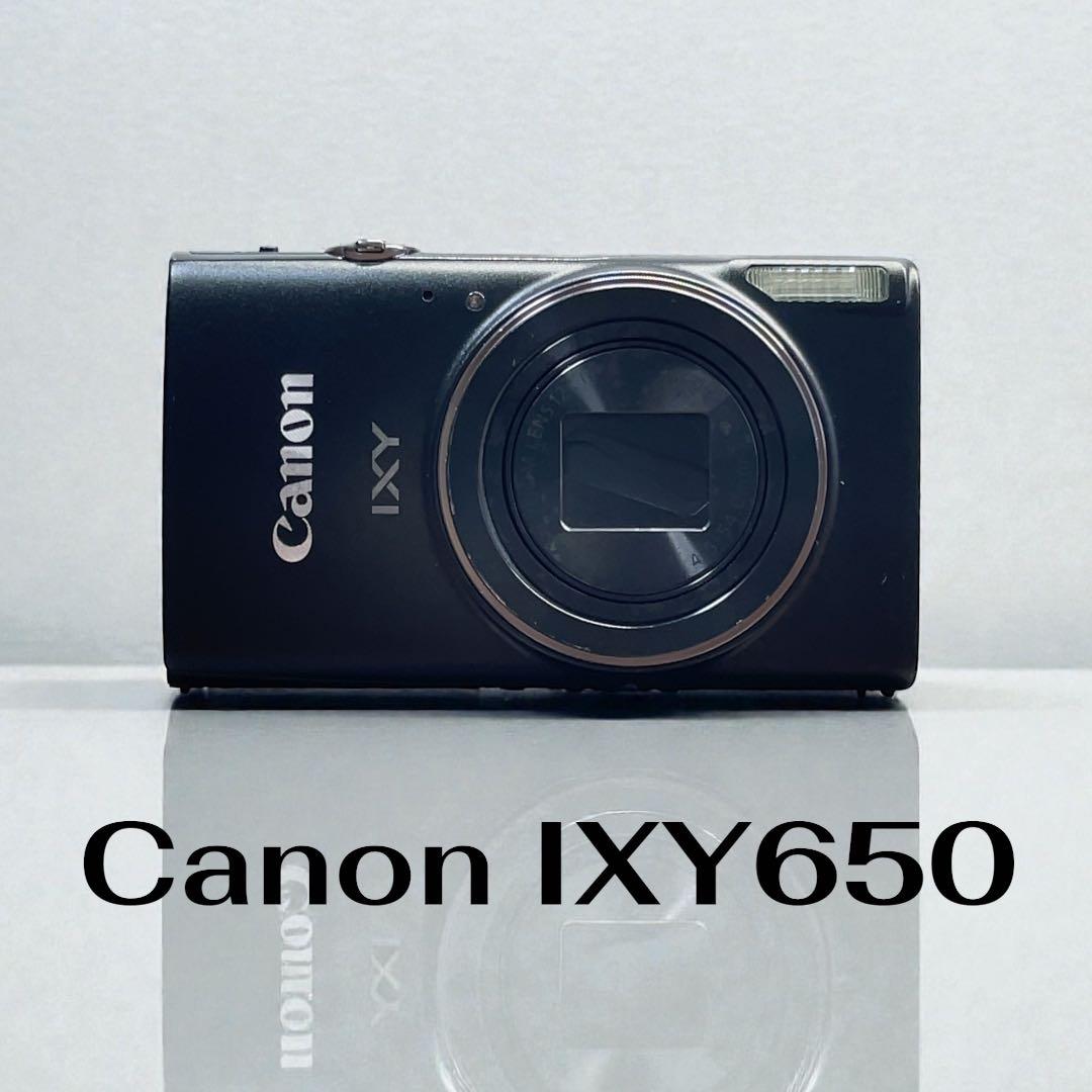 【美品】 Canon IXY650 純正充電器 純正バッテリー ストラップ 付き