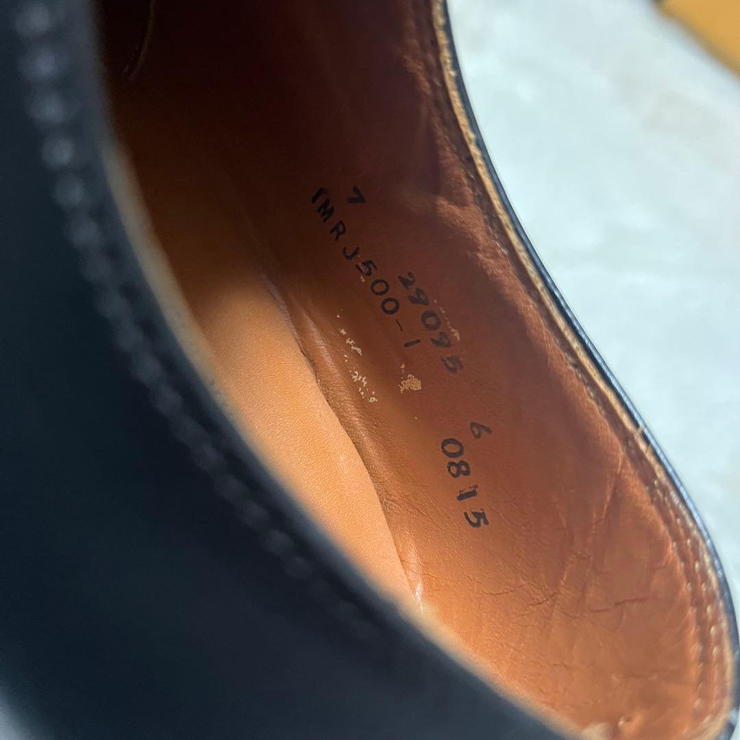 【極美品】ロジャースペンサーダイナイトソール 外羽根プレーントゥ26cm