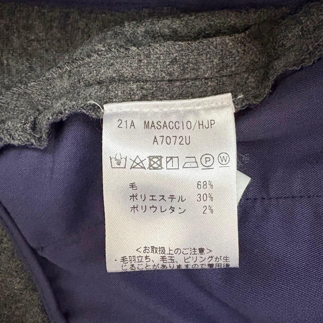 美品 ジャブス アルキヴィオ マサッチョ スラックス 48 グレー 永久クリース