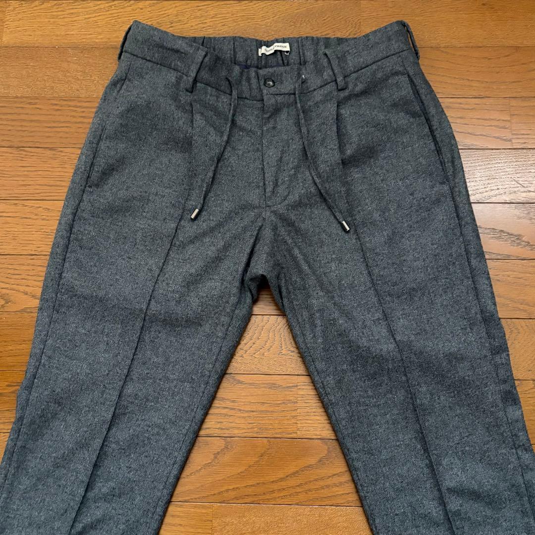 美品 ジャブス アルキヴィオ マサッチョ スラックス 48 グレー 永久クリース