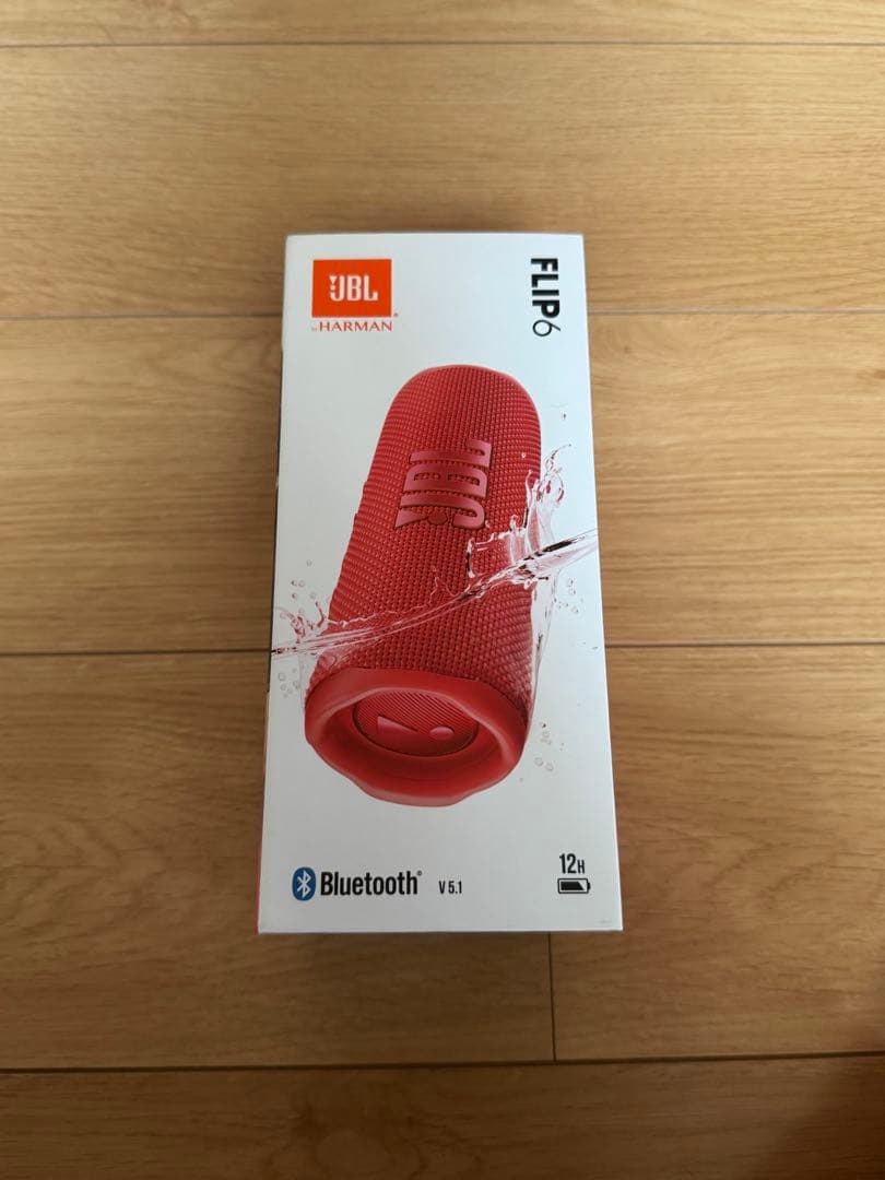 新品未使用　JBL FLIP6 ワイヤレススピーカー レッド