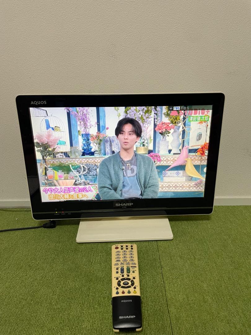 SHARP テレビ すぐ録画可　外付けHDD付き LC-19K5 ハイビジョン