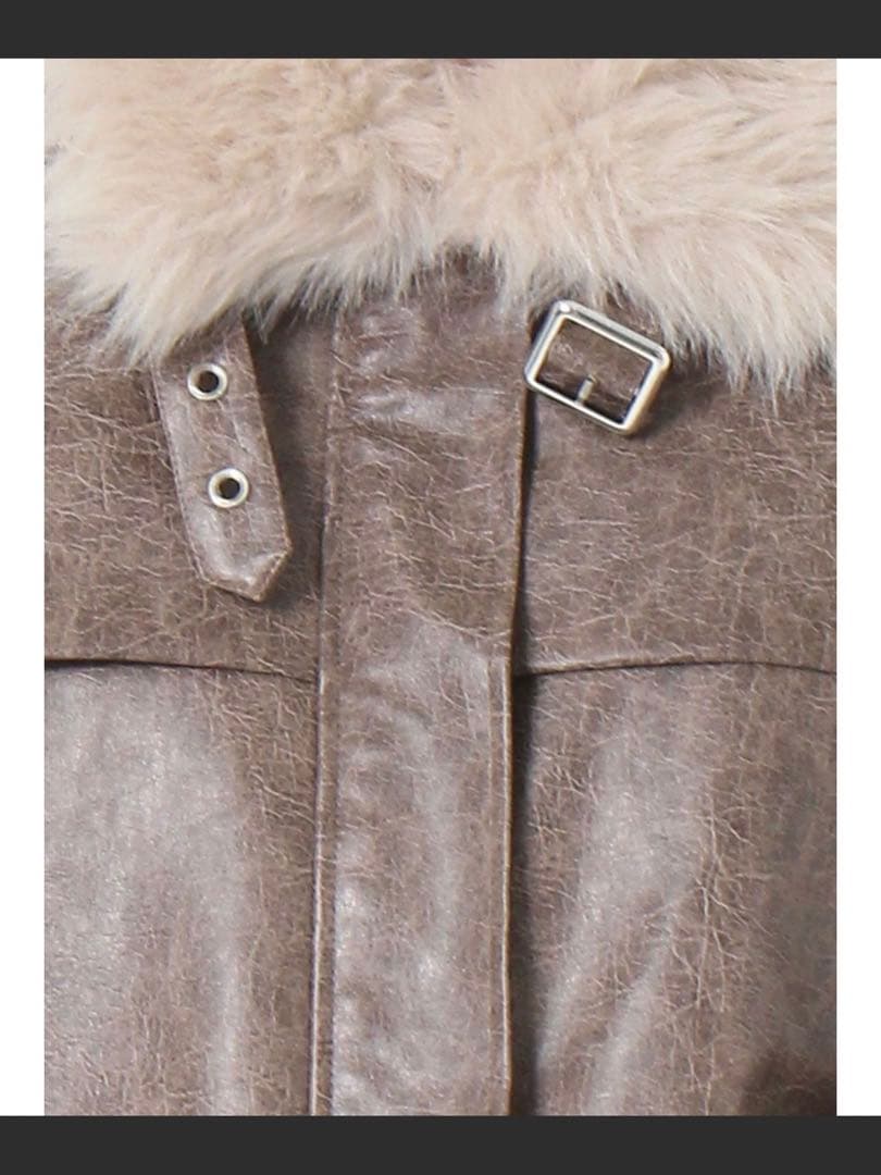 jouetie ファーカラーボンバージャケット