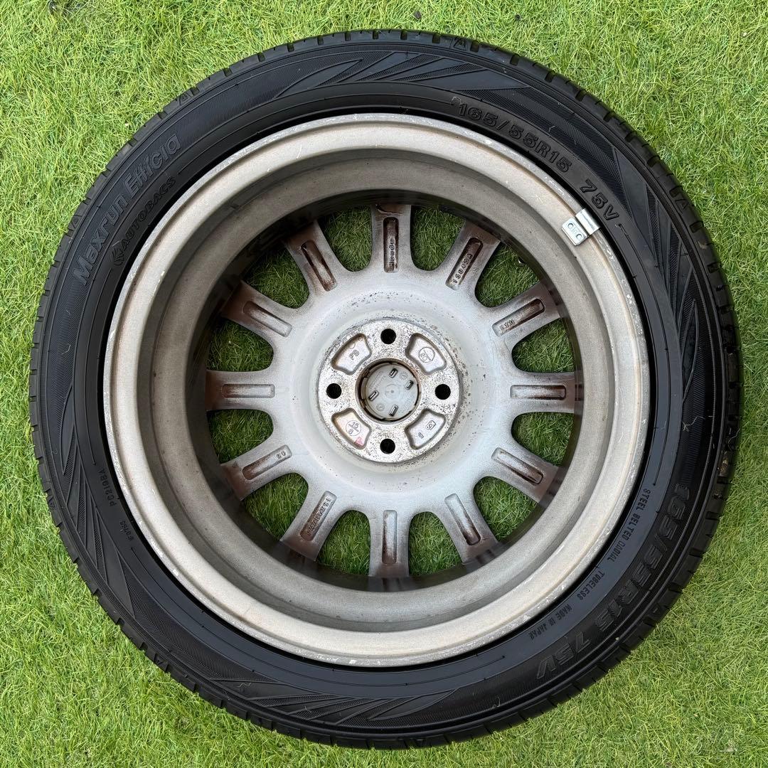 HONDA N-BOX純正タイヤアルミホイール165/55R15 ４本セット