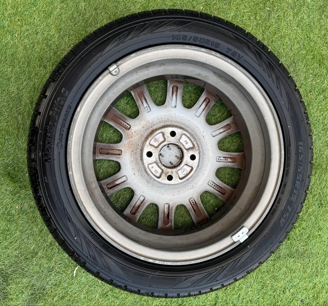 HONDA N-BOX純正タイヤアルミホイール165/55R15 ４本セット