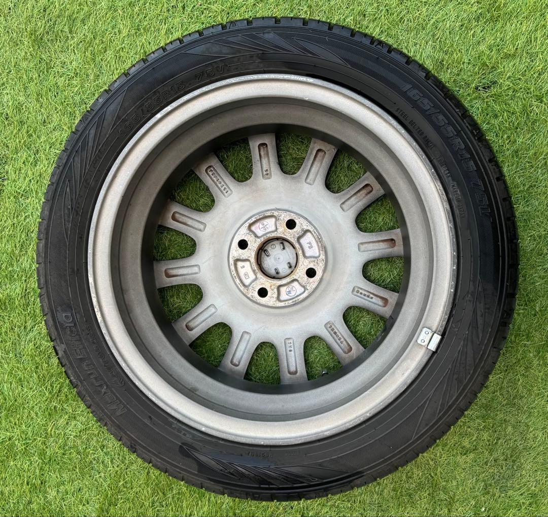 HONDA N-BOX純正タイヤアルミホイール165/55R15 ４本セット