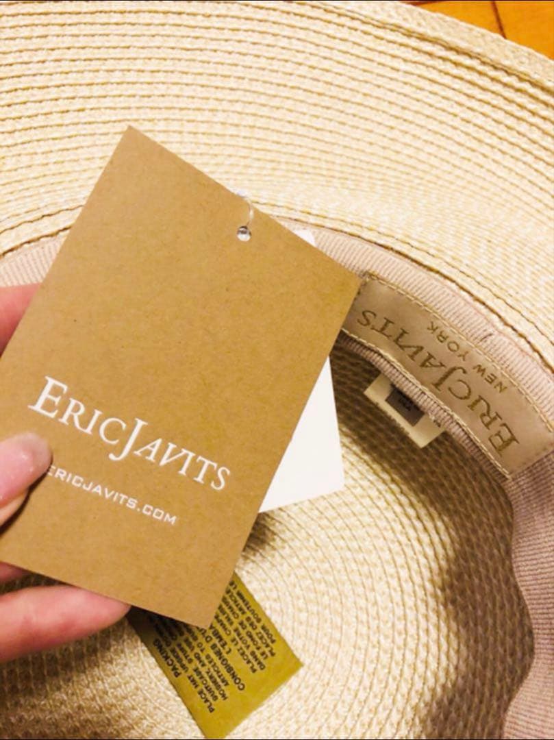 mii ☆ERIC JAVITS ベージュ フラッパーハット