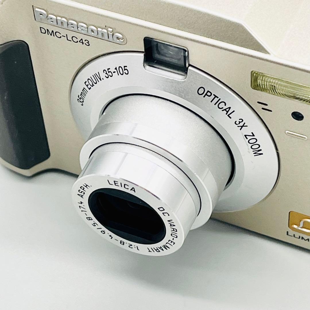 【美品】パナソニック ルミックス LUMIX DMC-LC43 デジカメ 単三
