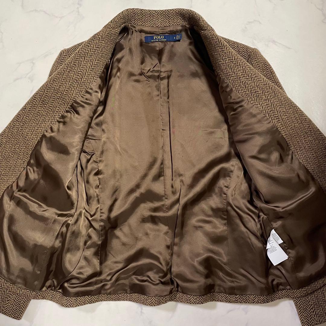 ポロラルフローレン ヘリンボーン ジャケット ウール フォーマル 6