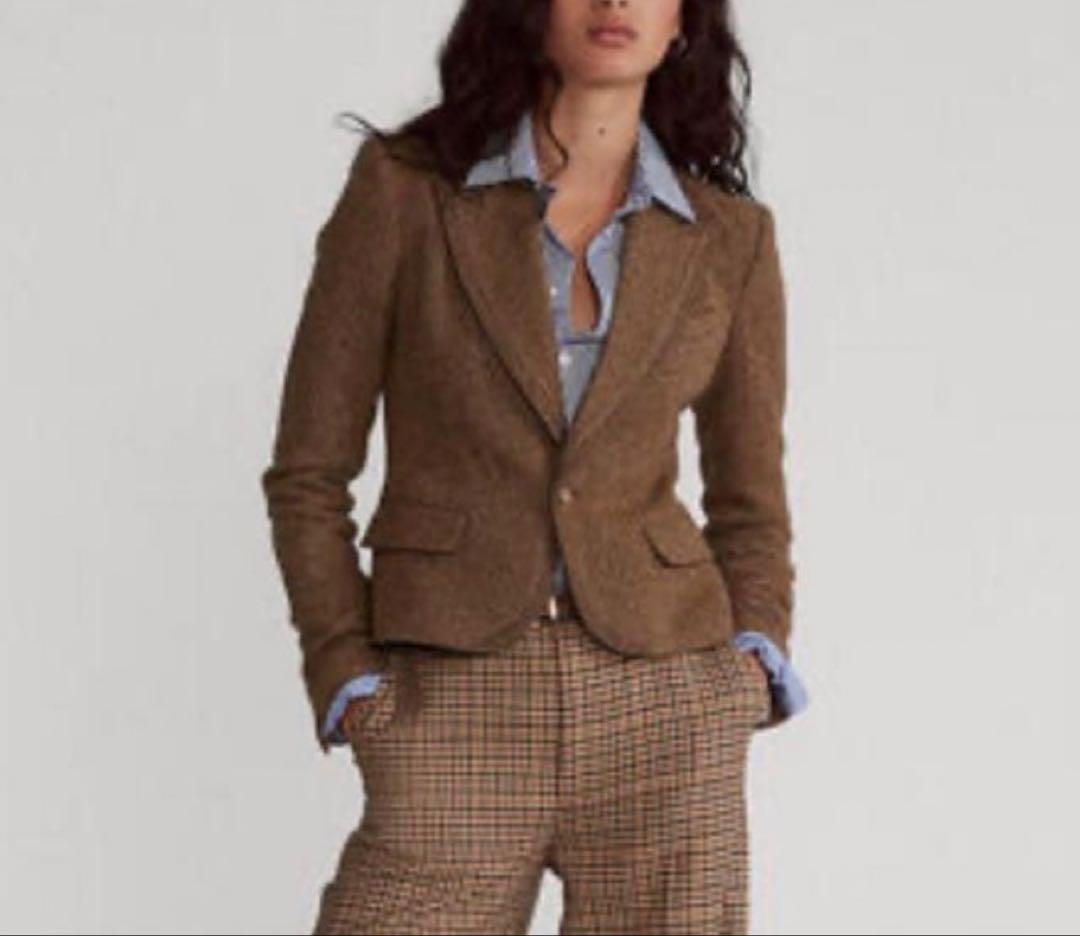 ポロラルフローレン ヘリンボーン ジャケット ウール フォーマル 6