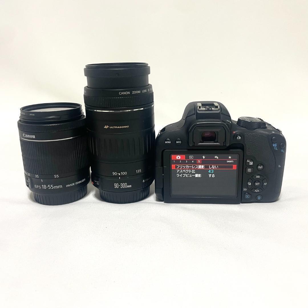 Wi-Fi対応❣️ Canon EOS Kiss X9i Wズームレンズセット
