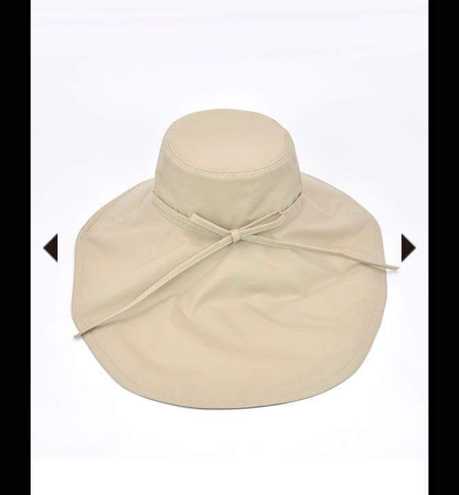 サンバリア100 オーバルハット ベージュ