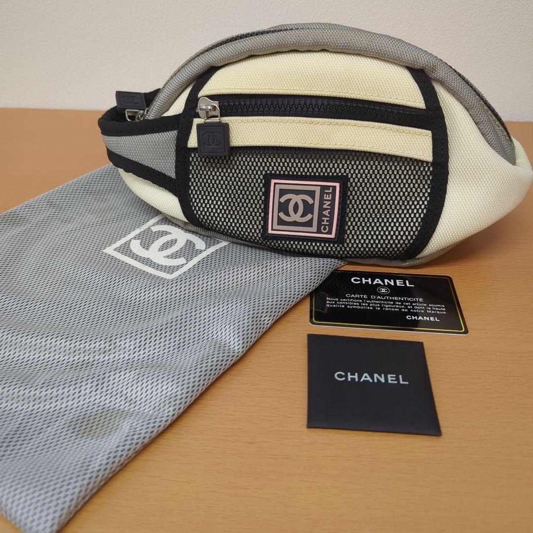 【レア】CHANEL シャネル スポーツライン メッシュバッグ