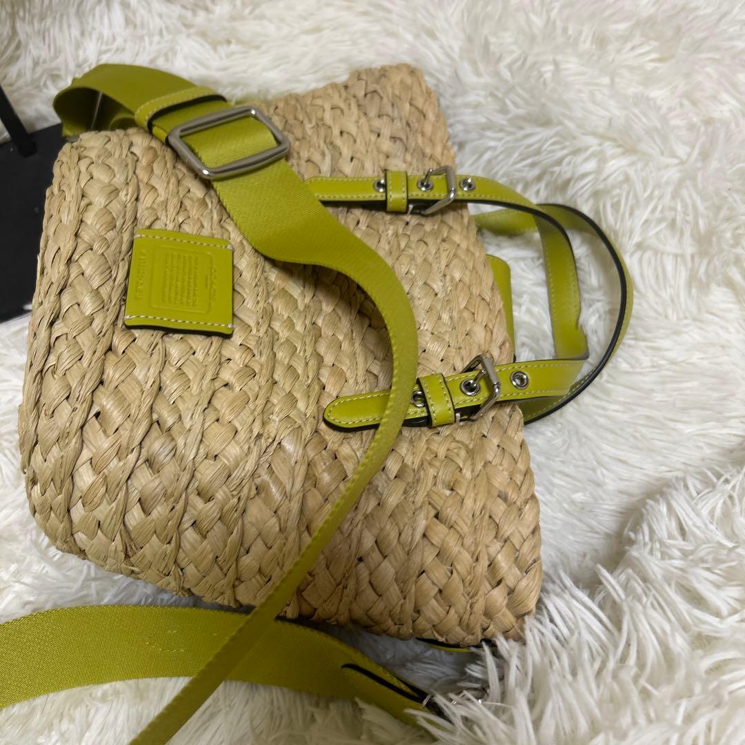 美品　コーチ CJ519 ショルダーバック 2WAY　ハンドバック　カゴバック