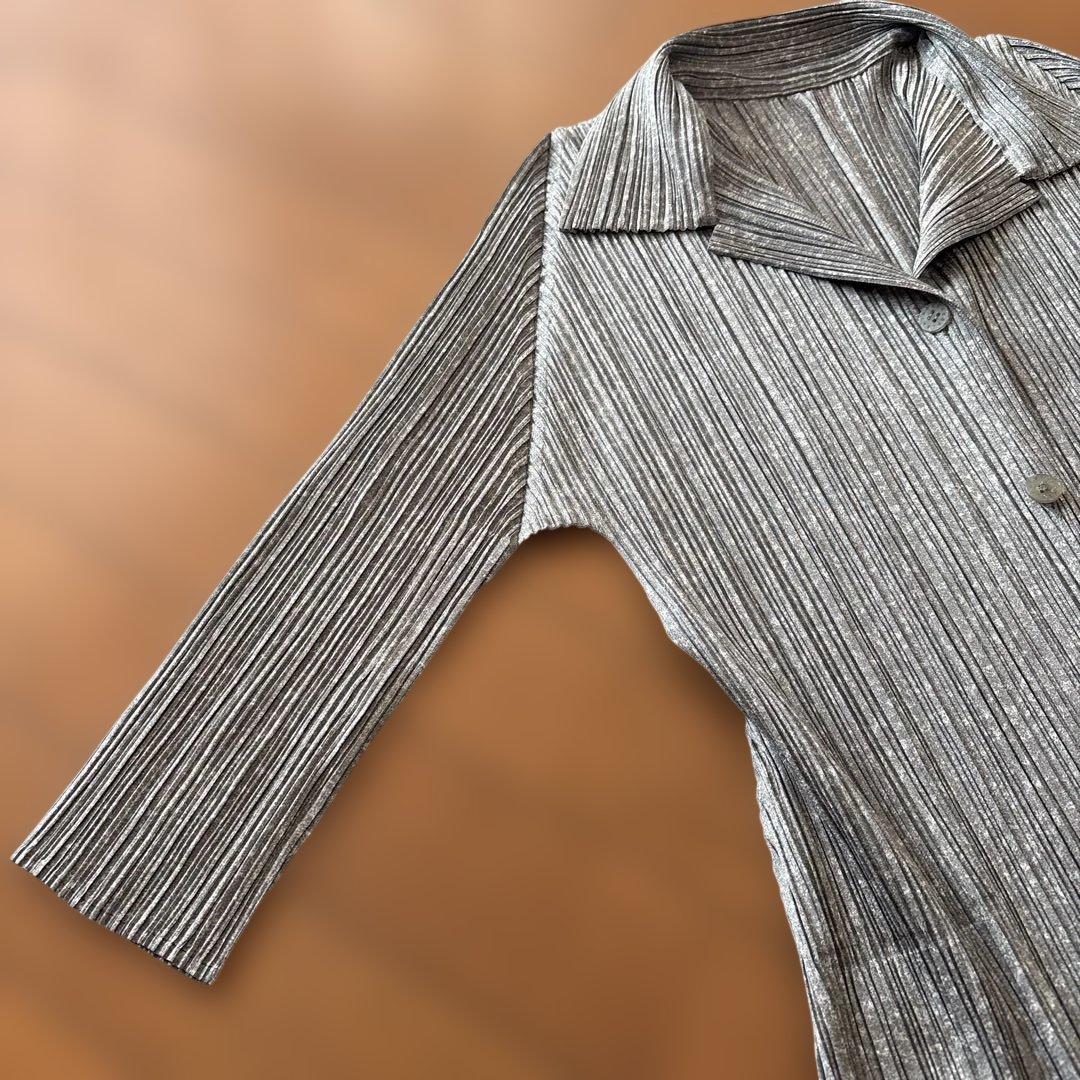 PLEATS PLEASE ロングカーディガン サイズ3