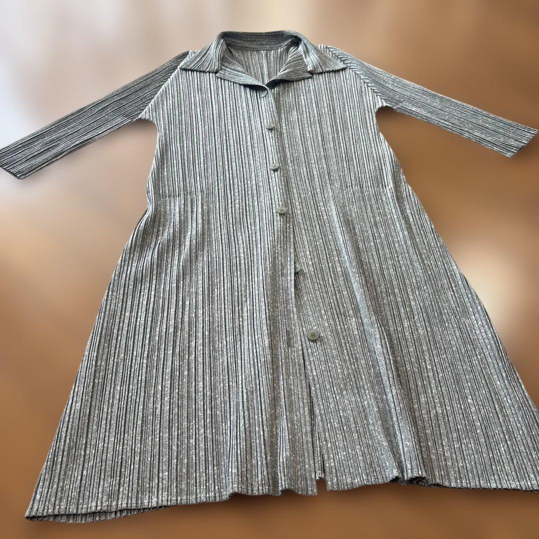 PLEATS PLEASE ロングカーディガン サイズ3